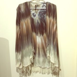 Brightly Twisted Tie Dye Cardigan
